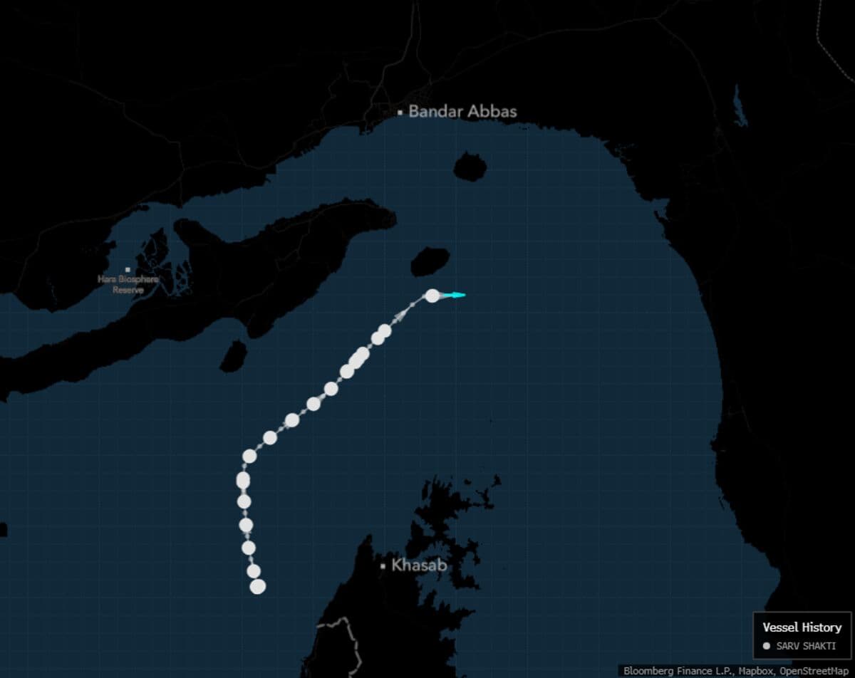 India-Linked Ship Carrying Cooking Fuel Manages Hormuz Exit