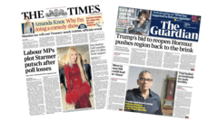 The Papers: 'Rivals circle Starmer' and bid to reopen Hormuz pushes region 'to the brink'