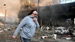 Large-scale Russian attack on Ukraine leaves four dead and dozens injured