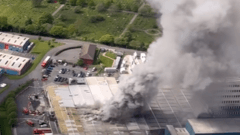 Bank of Dave star spots Warburtons fire from helicopter