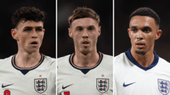 Foden, Palmer, Alexander-Arnold to miss World Cup