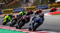 Riders hospitalised after high-speed MotoGP crashes
